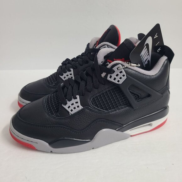 Nike Air Jordan 4 Retro Bred Reimagined Shoes FV5029-006 Size 10 Black B Grade